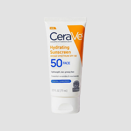 CeraVe Hydrating Mineral Sunscreen (Broad Spectrum SPF50)