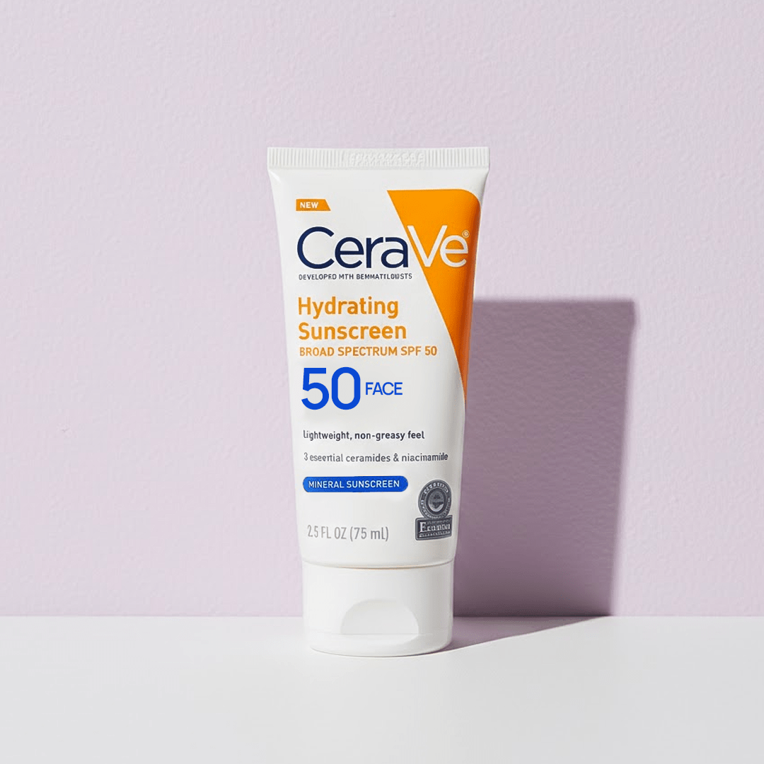CeraVe Hydrating Mineral Sunscreen (Broad Spectrum SPF50)
