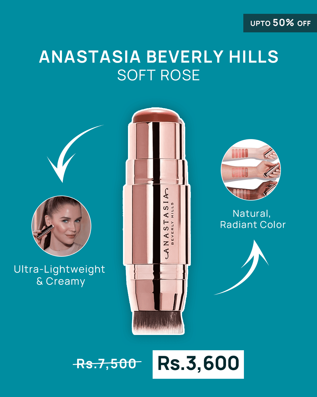 Anastasia Beverly Hills Stick Blush with Brush
